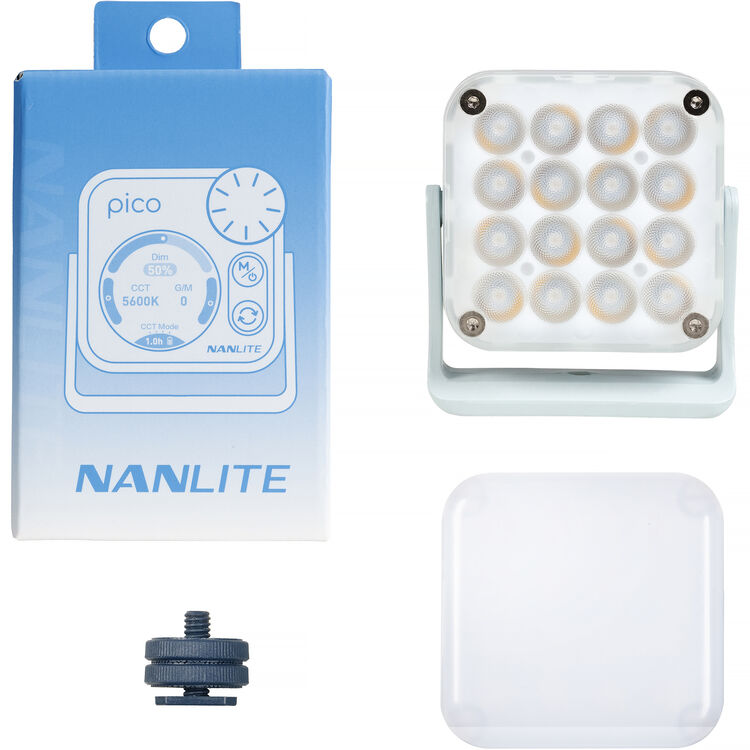 Nanlite Pico Luz LED RGB Portátil Compacta para Vídeo e Foto Nanlite Pico Luz LED RGB Portátil Compacta para Vídeo e Foto